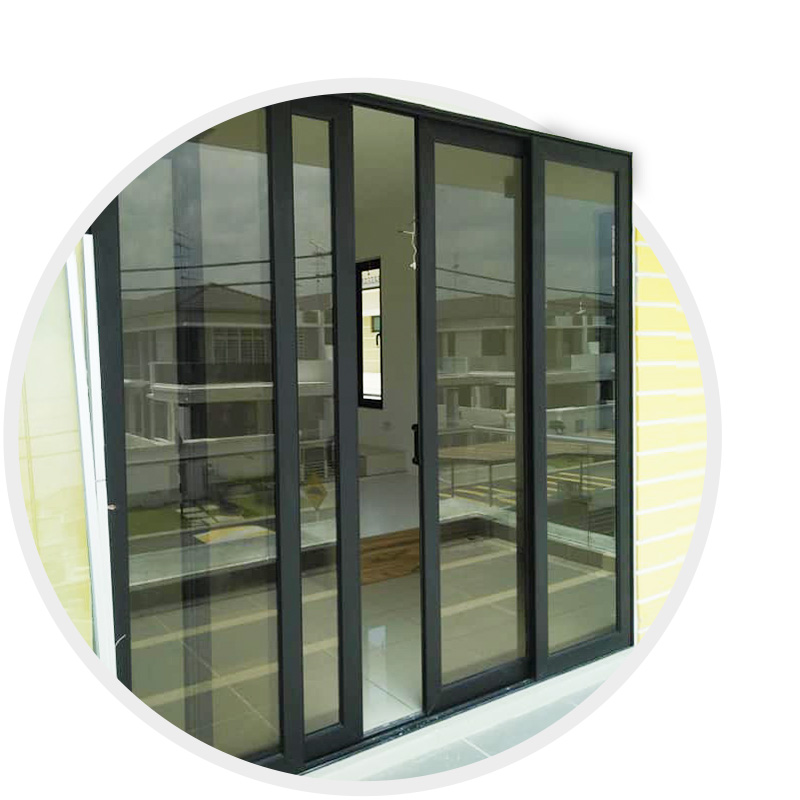 High performance sliding door