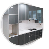 Aluminium Kitchen Cabinet